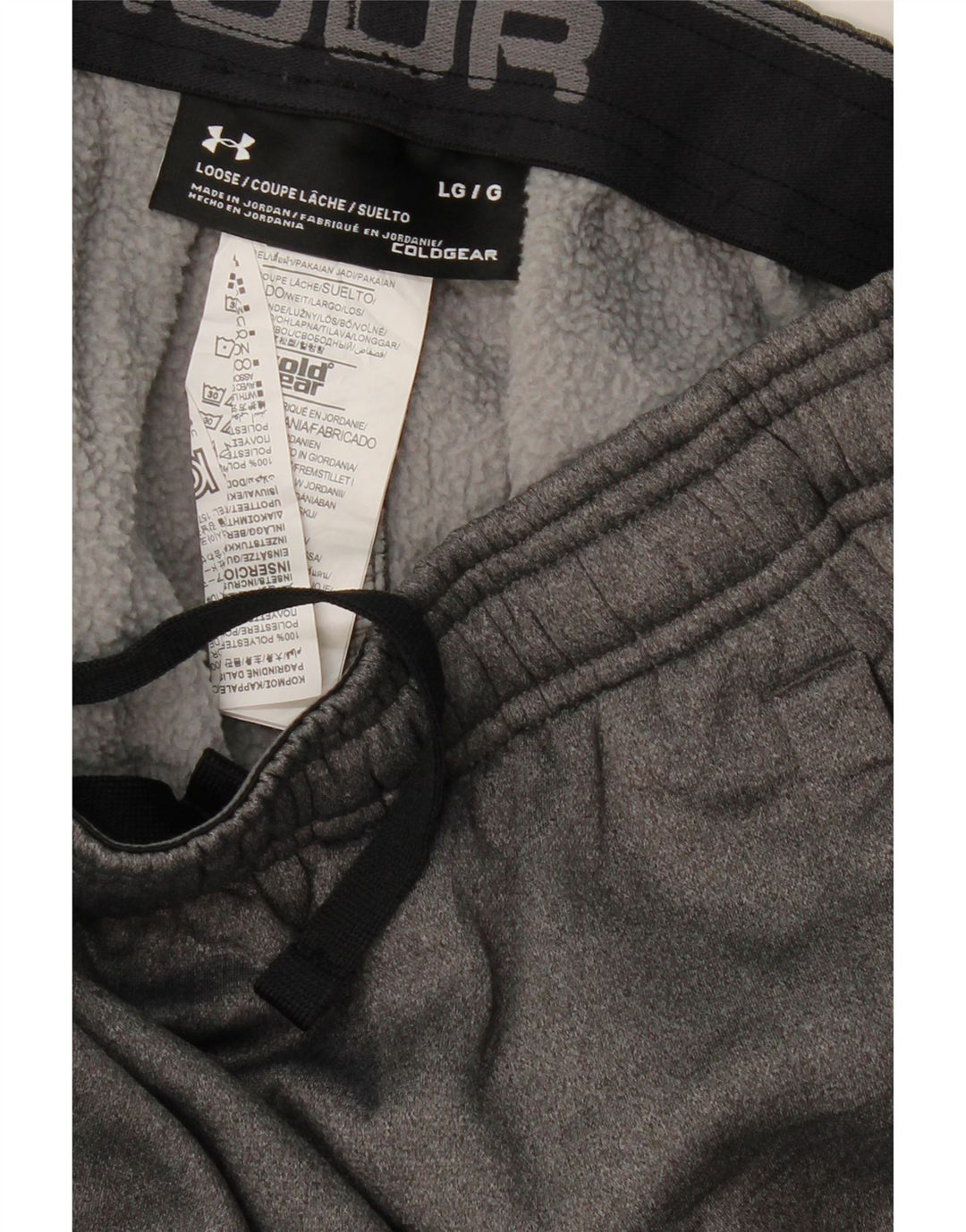 UNDER ARMOUR Pantaloni de trening pentru bărbați Cold Gear loose fit, mari, gri