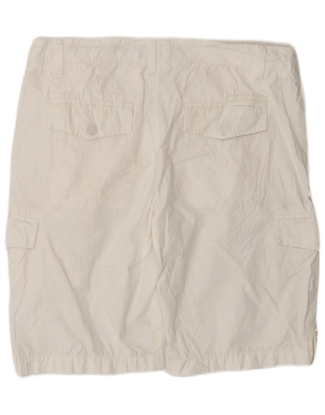 Pantaloni scurți cargo Calvin Klein pentru bărbați W32, bumbac alb mediu