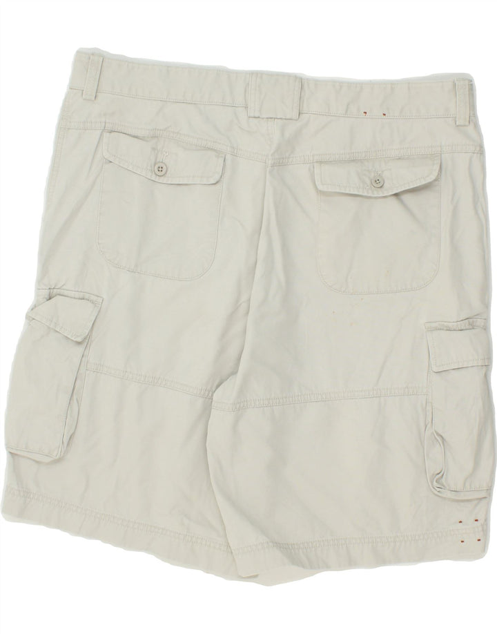 IZOD Mens Cargo Shorts W40 XL Grey Cotton Vintage Izod and Second-Hand Izod from Messina Hembry 