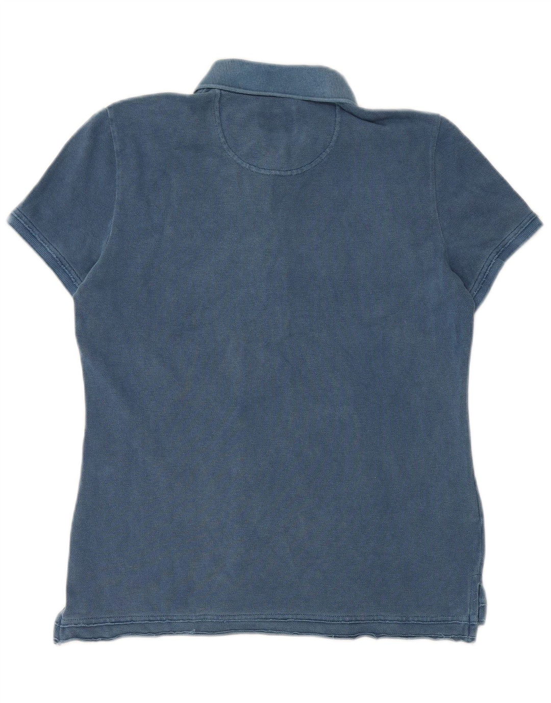Tricou polo Lacoste pentru femei, mărimea 40, bumbac albastru mediu