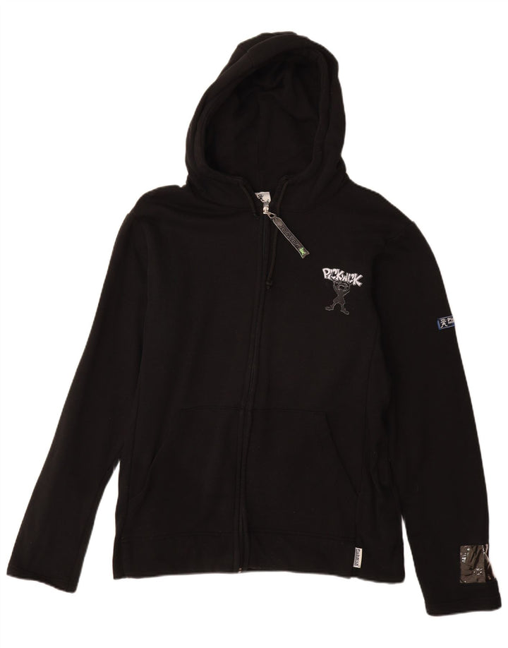 Pulover Pickwick pentru bărbați, cu fermoar grafic, bumbac mediu negru