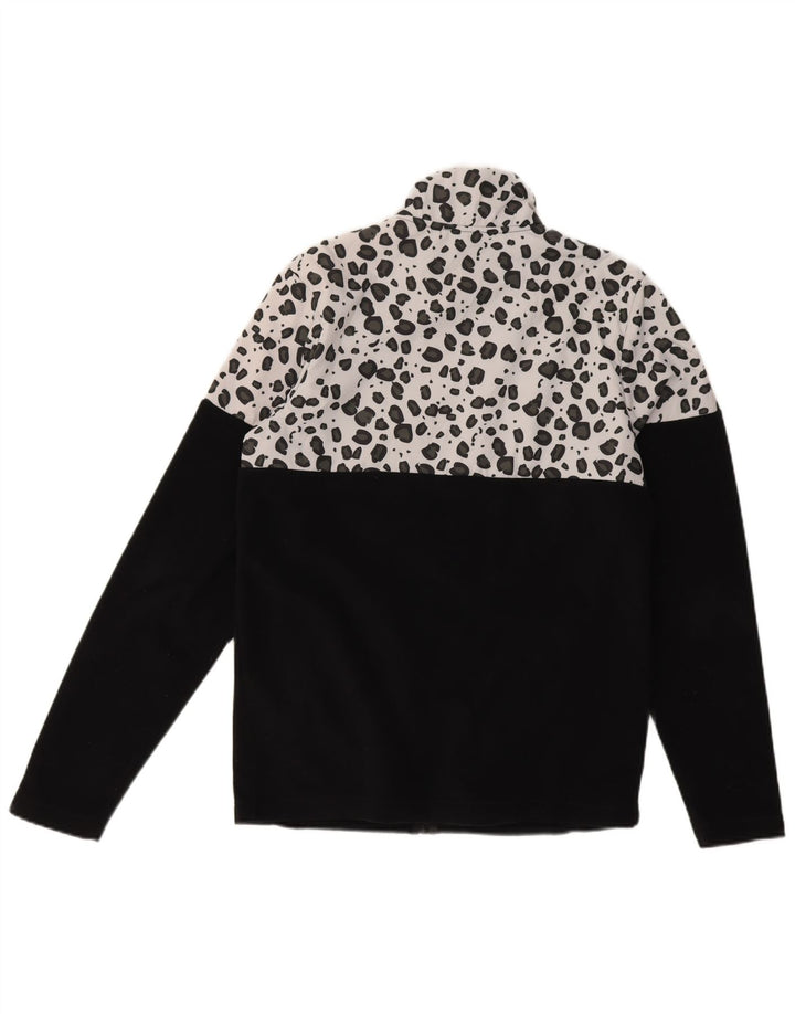 Jachetă polară pentru bărbați Ellesse UK 36 Poliester cu imprimeu animal mic, negru