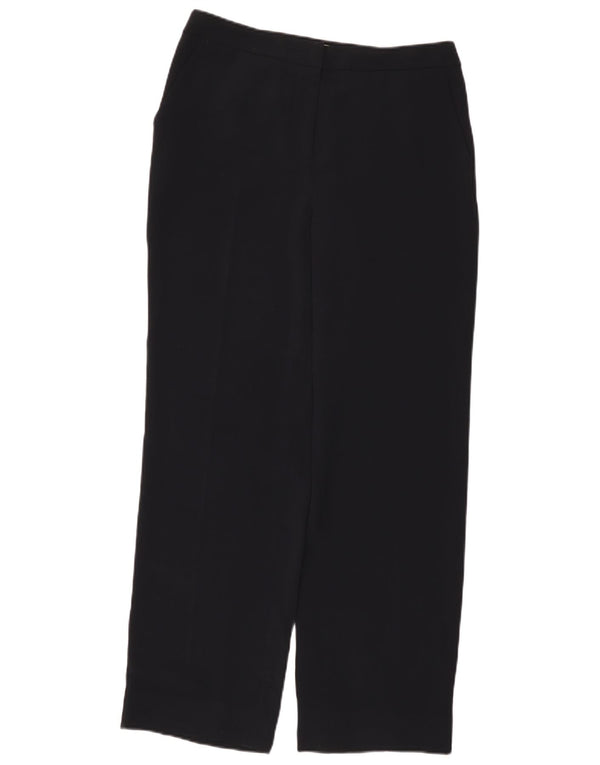 Pantaloni chino drepți Hobbs pentru femei UK 12 Medium W32 L29 Bleumarin