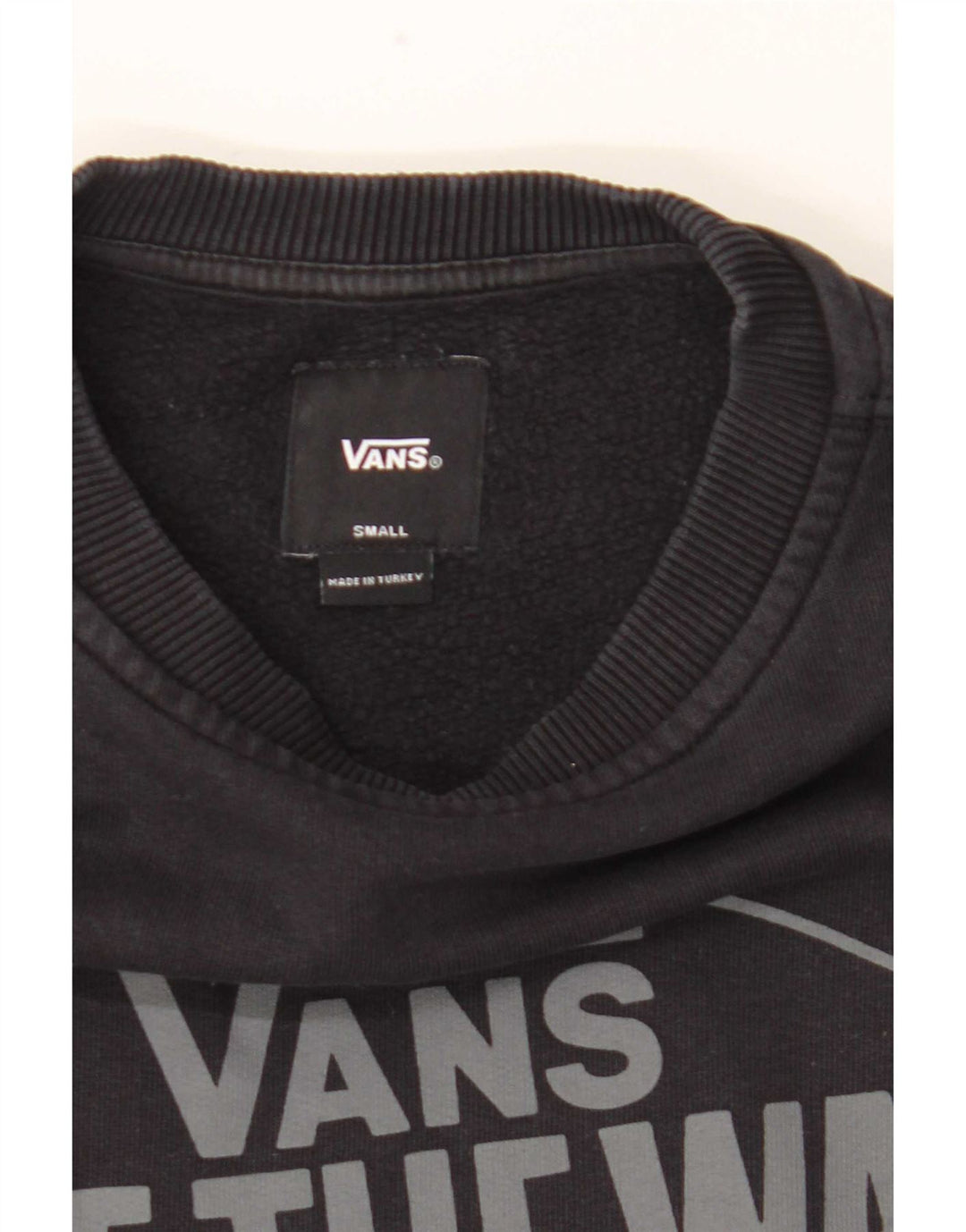 Hanorac grafic pentru bărbați Vans Jumper mic negru