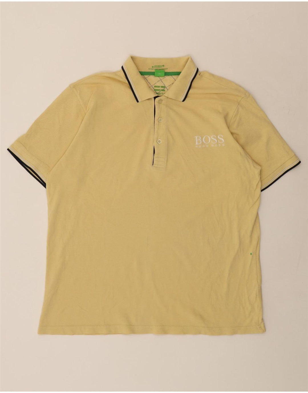 Tricou polo HUGO BOSS pentru bărbați 2XL Galben