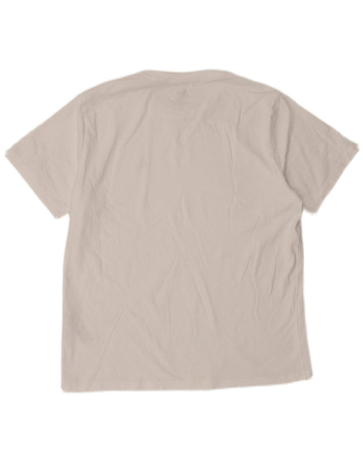 Tricou standard pentru bărbați Levi's Top mare din bumbac alb