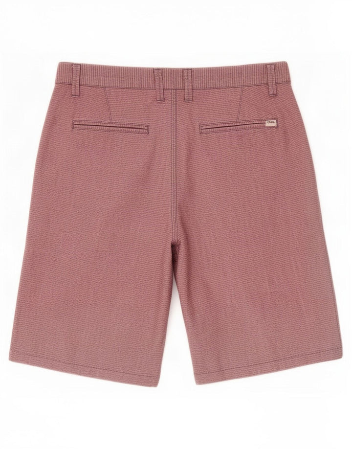 Pantaloni scurți chino Vans pentru bărbați, mediu W32, bumbac cu dungi roz
