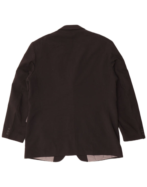 Jachetă pentru bărbați Marks & Spencer cu 3 nasturi, UK 44 XL, poliester negru