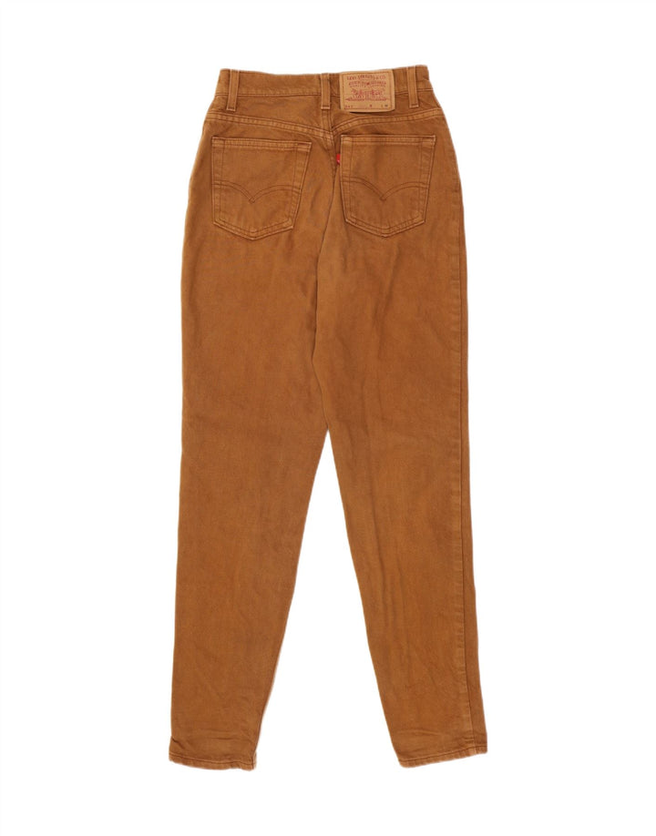 Blugi conici 512 subțiri pentru femei LEVI'S, L28 L30, bumbac maro