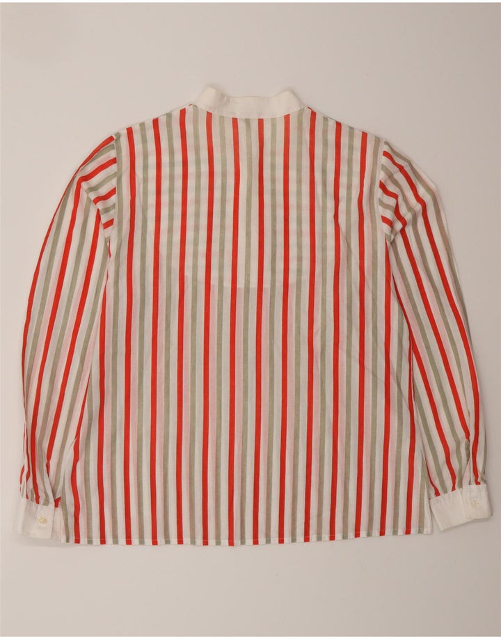 Cămașă pulover pentru femei VINTAGE UK 16 Poliester cu dungi mari, multicolore