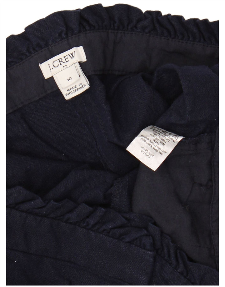 Pantaloni scurti chino cu talie înaltă pentru femei J. CREW US 10 Large W30 In Bluemarin