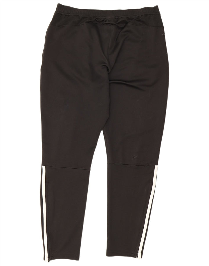 Pantaloni de trening Adidas pentru bărbați, mari, negru, poliester