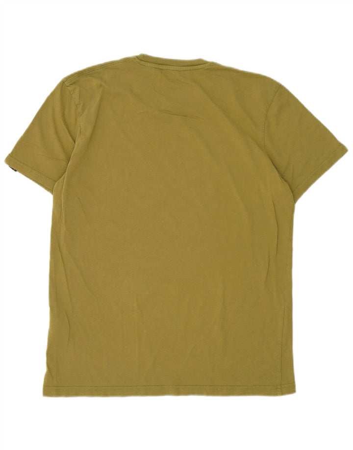 Tricou grafic pentru bărbați Alpha Industries Top Mediu Kaki Bumbac