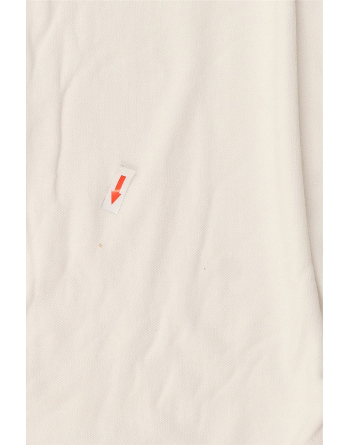 Crew Clothing Tricou polo pentru bărbați, bumbac alb mediu