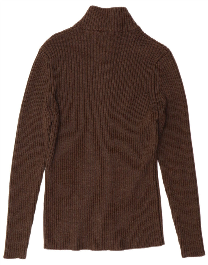 Cardigan grafic pentru bărbați North Sails, lână maro mică