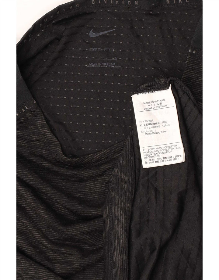 Tricou Nike pentru femei Dri Fit cu model abstract Top UK 14 Large Black