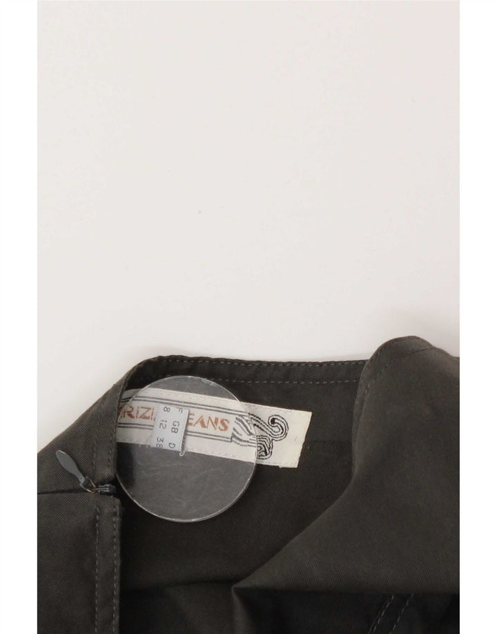 Rochie fără mâneci pentru femei Krizia Jeans UK 12 Bumbac gri mediu