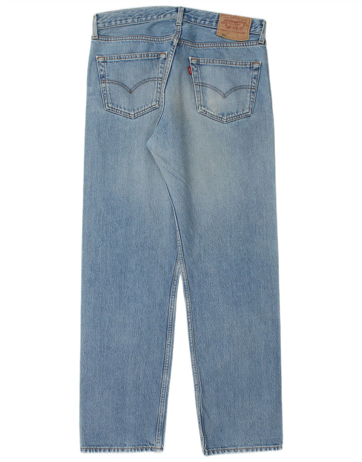 Blugi Levi's 501 Straight pentru bărbați W34 L32 Bumbac albastru