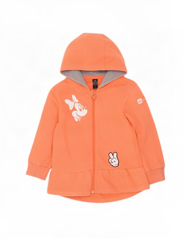 Adidas Bebeluși Disney Graphic Zip Hoodie Pulover 18-24 Luni Portocaliu