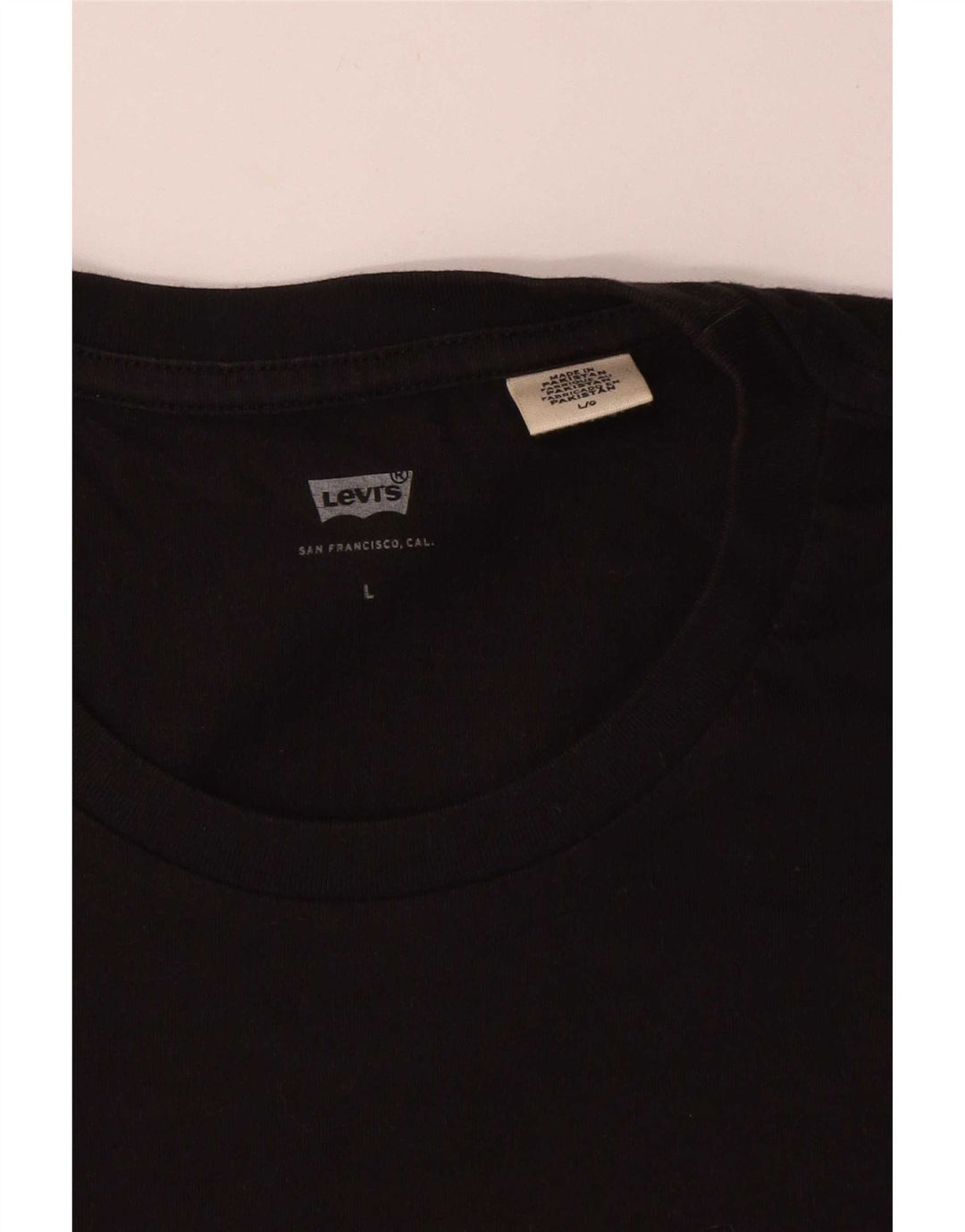 Tricou grafic pentru bărbați Levi's Top mare din bumbac negru