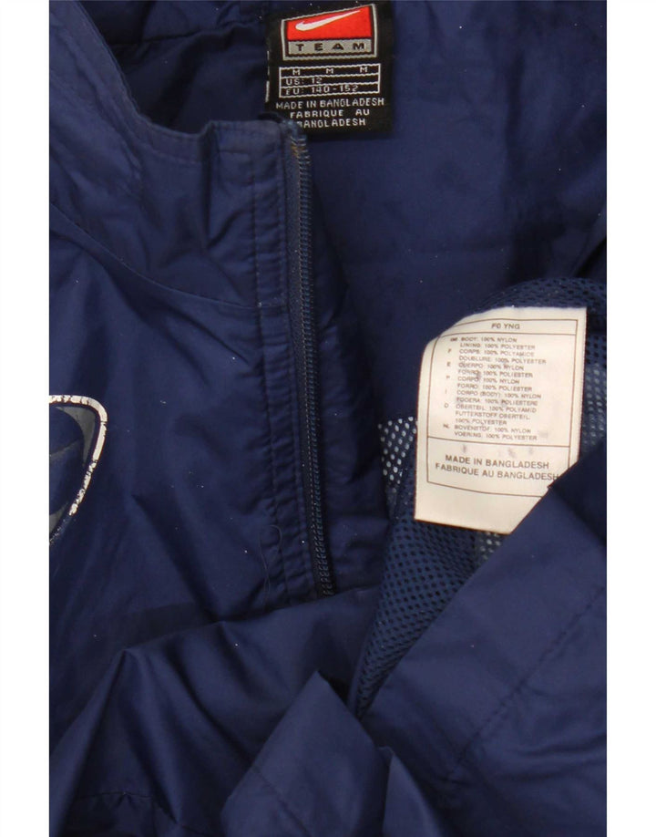 Jachetă de ploaie Nike pentru băieți 10-11 ani, mediu, bleumarin, nailon