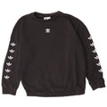 Pulover adidas pentru femei grafic supradimensionat UK 12 bumbac mediu negru