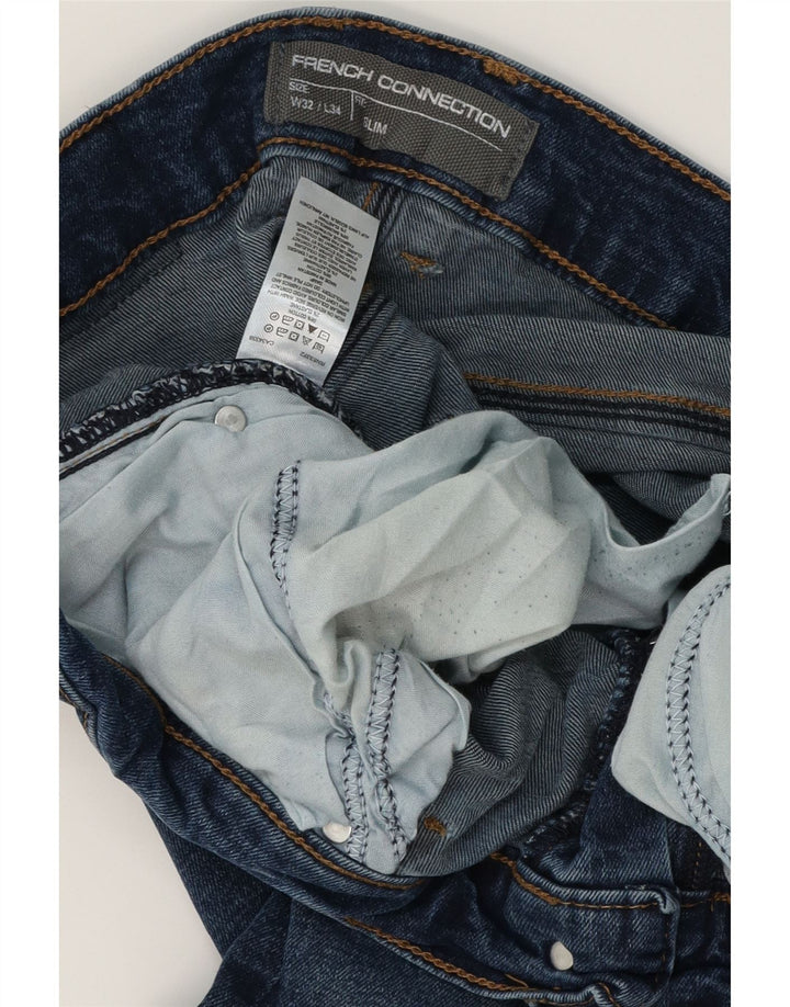 Blugi slim pentru bărbați French Connection L32 L34 Bumbac albastru