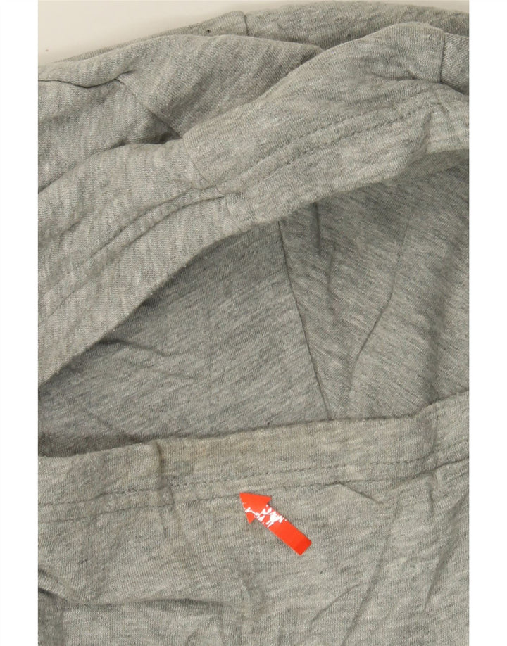 NIKE Womens Hoodie Jumper UK 14 Medium Grey Cotton Vintage Nike and Second-Hand Nike from Messina Hembry 