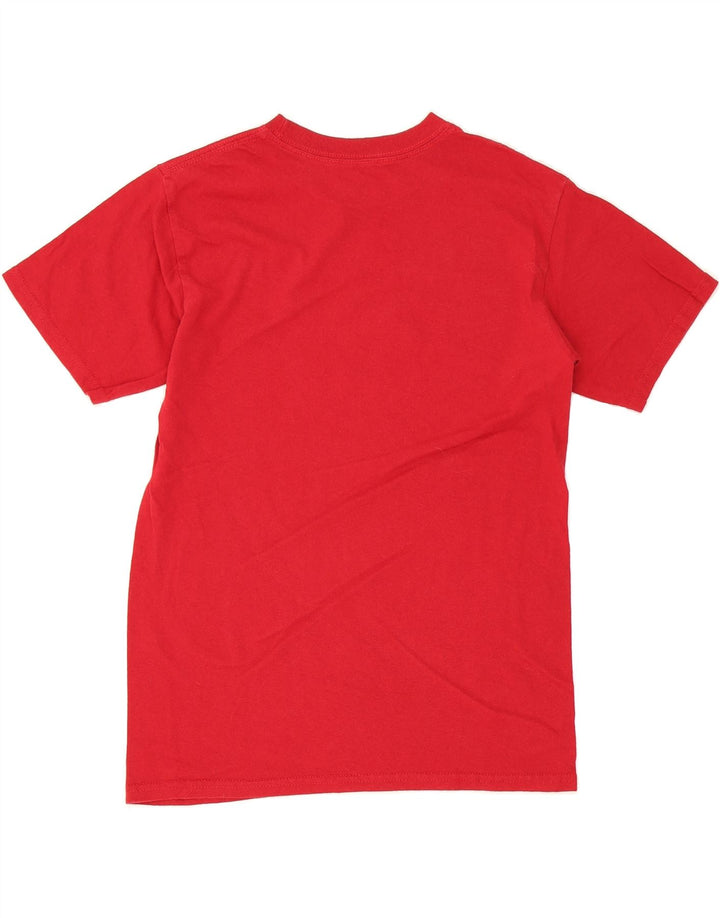 VANS Mens Graphic T-Shirt Top Small Red Vintage Vans and Second-Hand Vans from Messina Hembry 