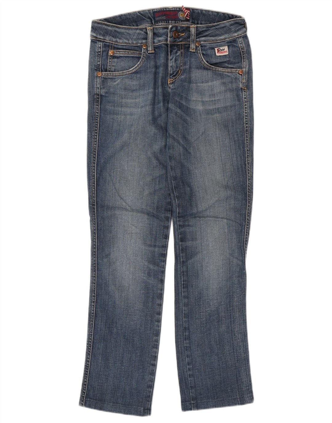 Blugi drepti pentru femei Roy Rogers W27 L29 Bumbac albastru