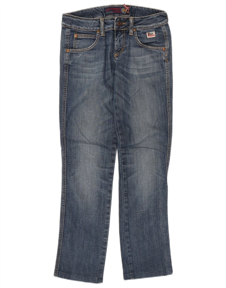 Blugi drepti pentru femei Roy Rogers W27 L29 Bumbac albastru