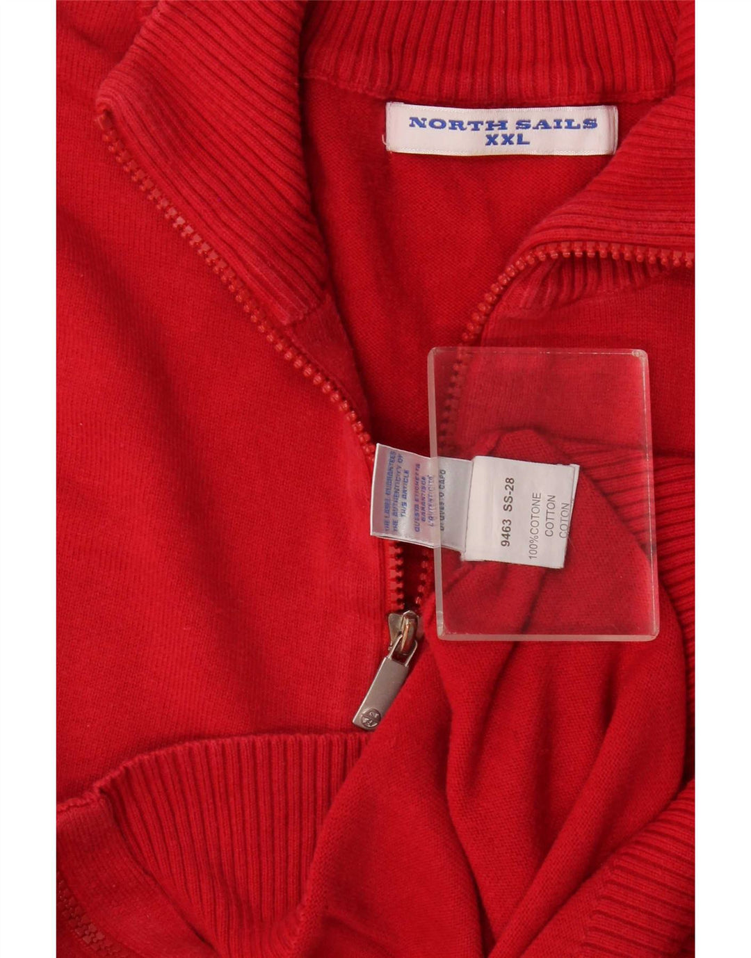 pulover cardigan pentru bărbați North Sails 2XL bumbac roșu