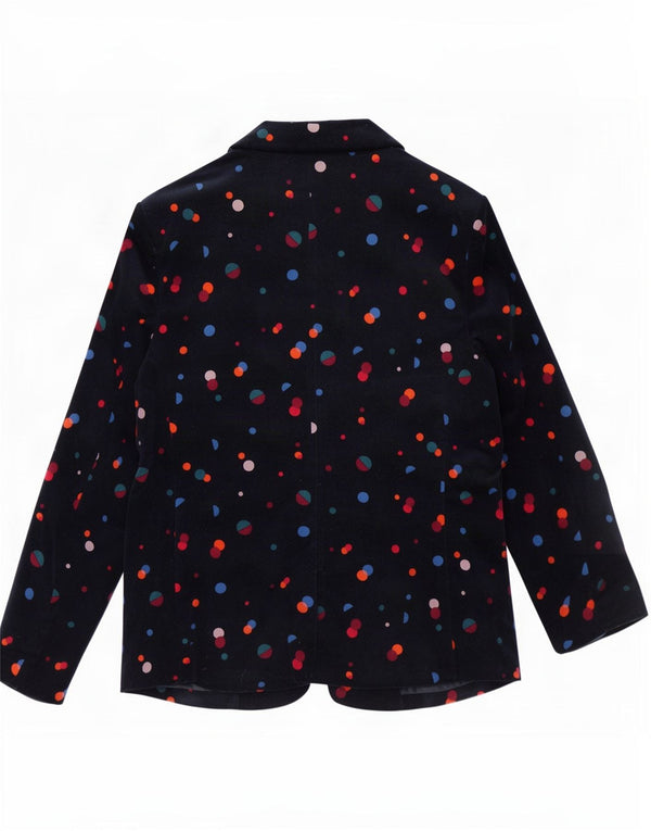 Jachetă Blazer pentru femei Monsoon cu 1 nasture UK 14 Bumbac mediu albastru bleumarin