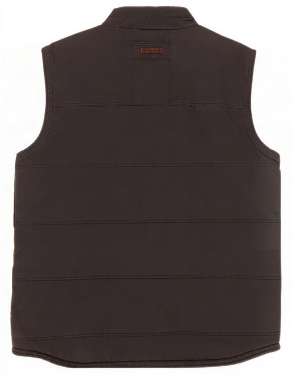 Gilet căptușit pentru bărbați Weird Fish UK 44 2XL bumbac gri