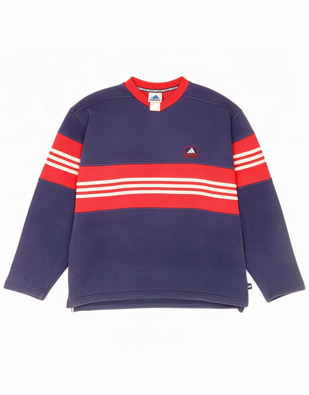 Hanorac pentru bărbați Adidas Jumper Mediu Bleumarin Colorblock