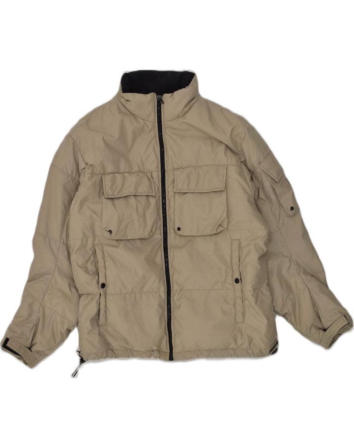Jachetă căptușită pentru bărbați PEPE JEANS UK 36 Mic Bej Poliester