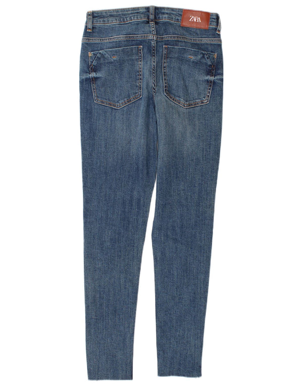 Blugi skinny dama Zara EU 38 XS W26 L28 Albastru