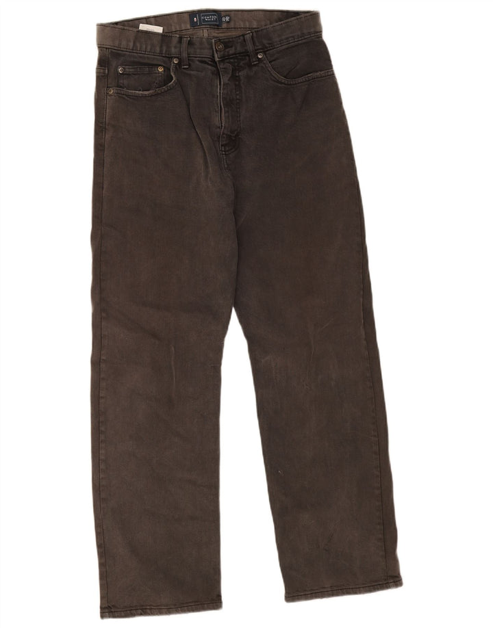 Blugi drepți pentru bărbați Marks & Spencer Blue Harbour W32 L29 bumbac gri