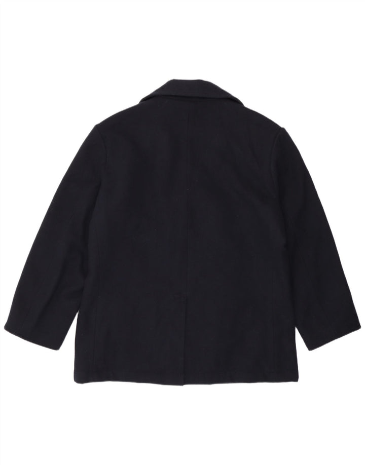 Palton Vintage pentru bărbați UK 42 XL Lână bleumarin