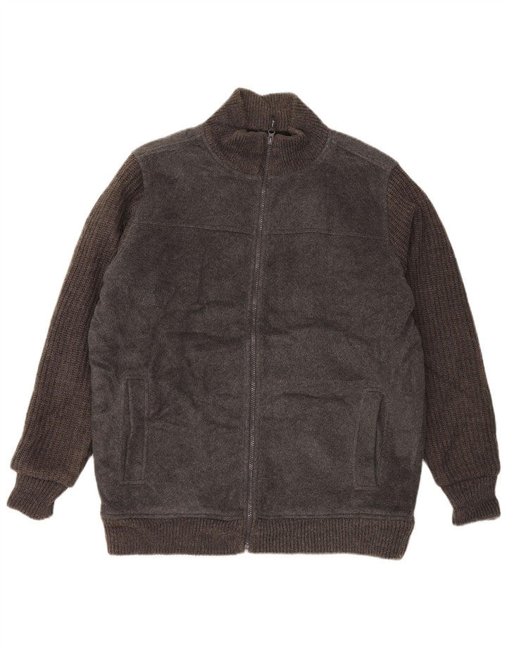 Jachetă fleece cu fermoar pentru bărbați James Pringle, Marea Britanie 38, gri mediu