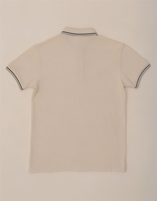 Cămașă polo Fred Perry pentru bărbați, bumbac alb XL