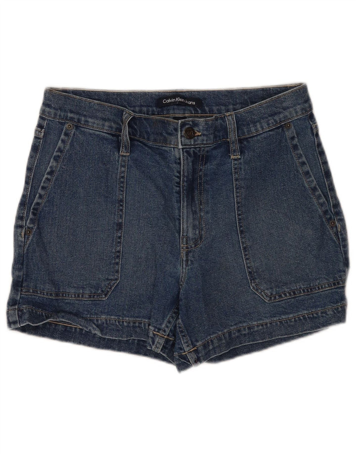 Pantaloni scurți din denim Calvin Klein pentru femei US 4 Small W27 Bumbac albastru