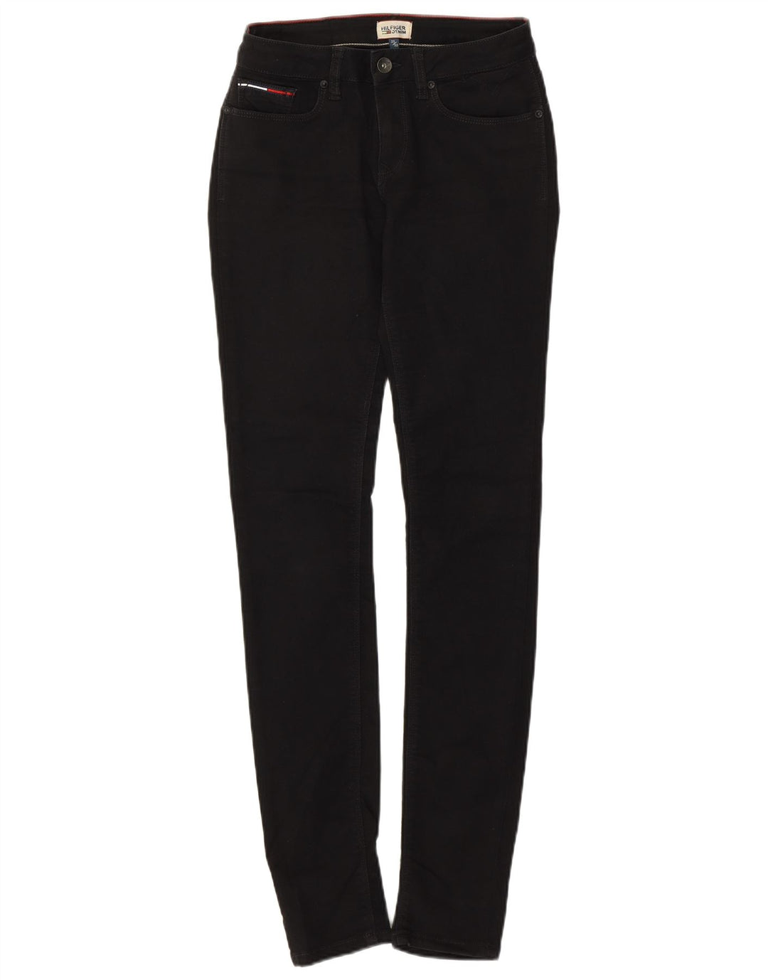 Blugi slim pentru femei Tommy Hilfiger W25 L32 bumbac negru