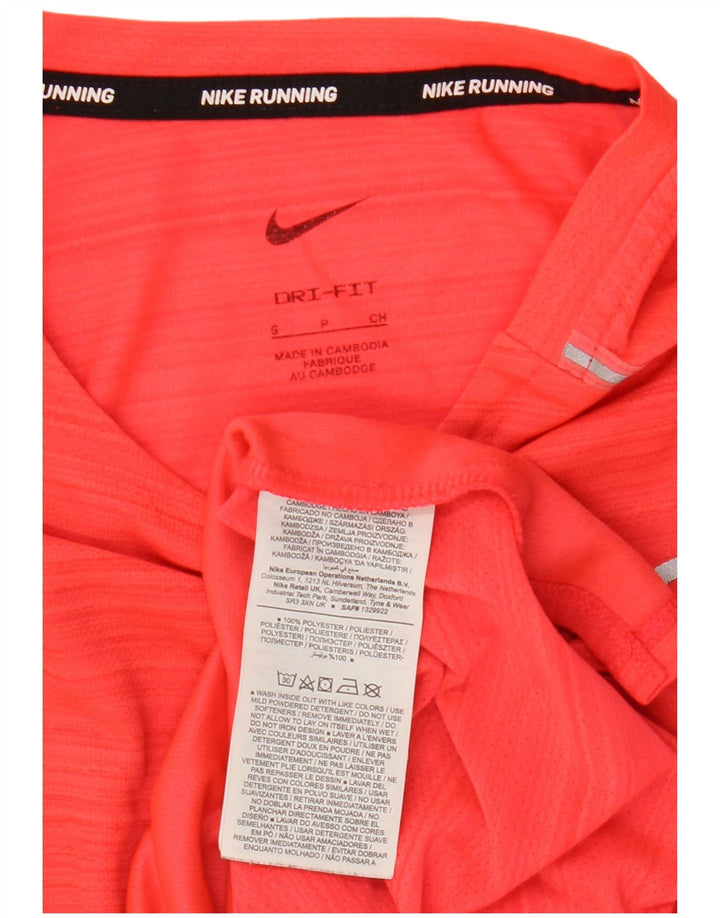 Tricou Nike Dri Fit pentru bărbați Top mic poliester cu dungi roșii