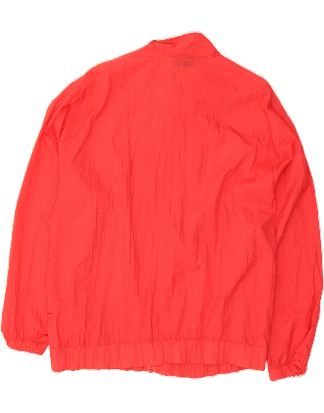 AERO Womens Tracksuit Top Jacket UK 14 Medium Red Nylon Vintage Aero and Second-Hand Aero from Messina Hembry 