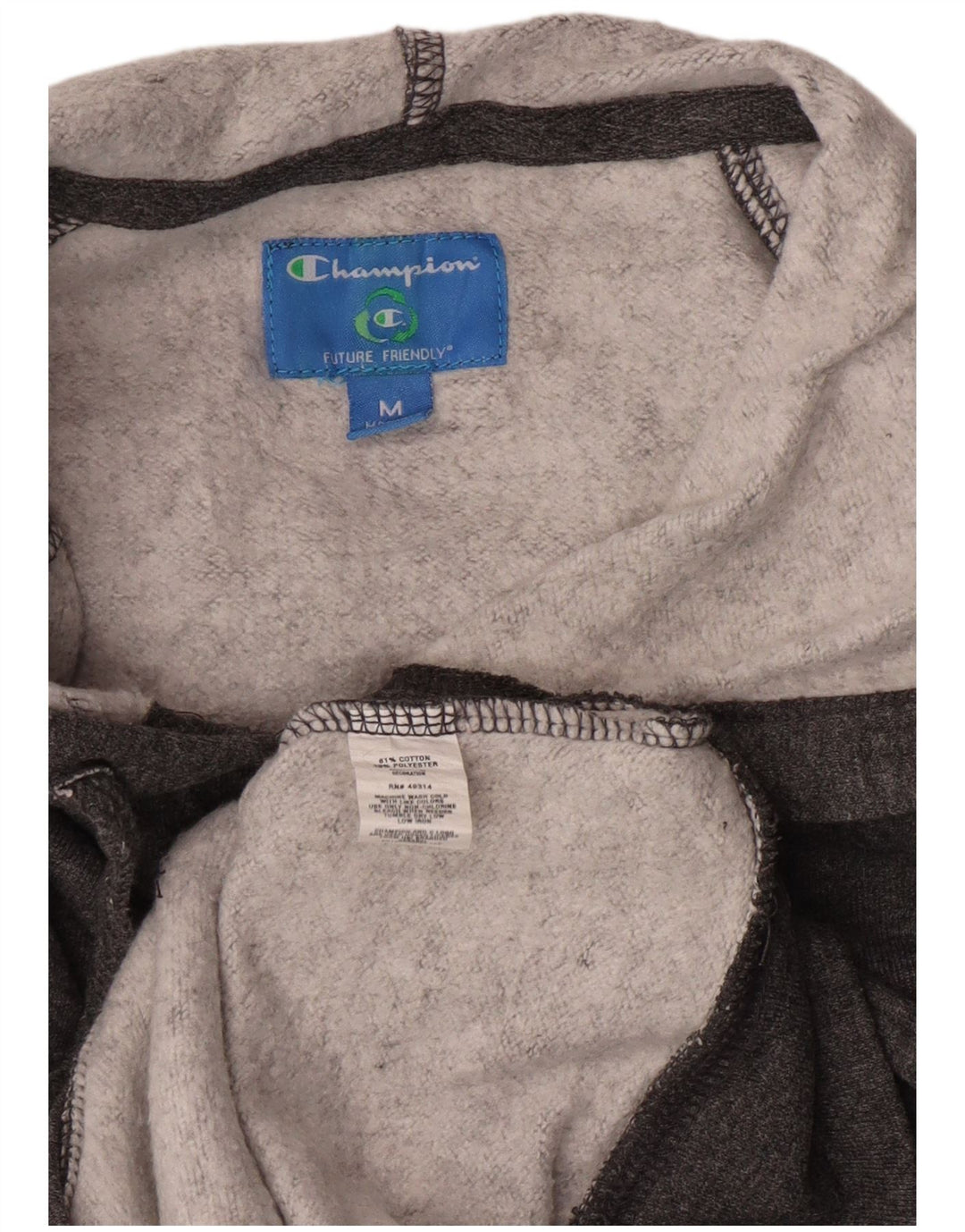 Pulover pentru femei Champion, UK 12, bumbac gri mediu