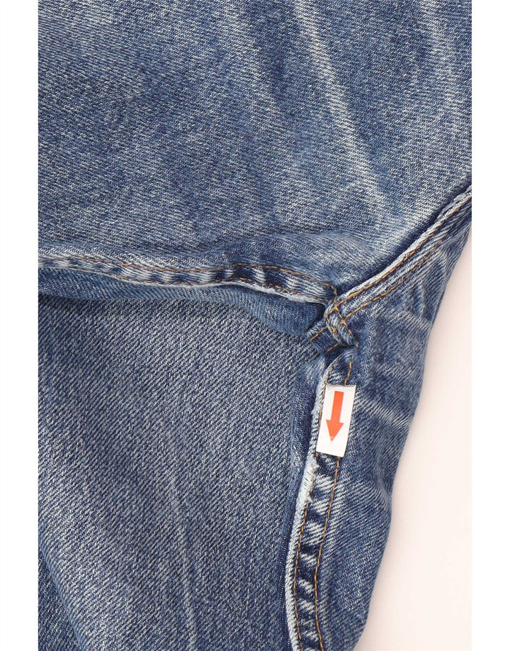 Blugi drepti pentru bărbați Levi's 505, cu ajustare normală, L40 L34, bumbac albastru