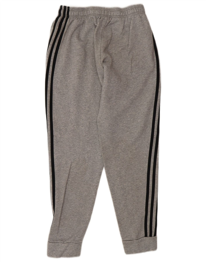 Pantaloni de trening Adidas baieti Joggeri 13-14 ani bumbac gri