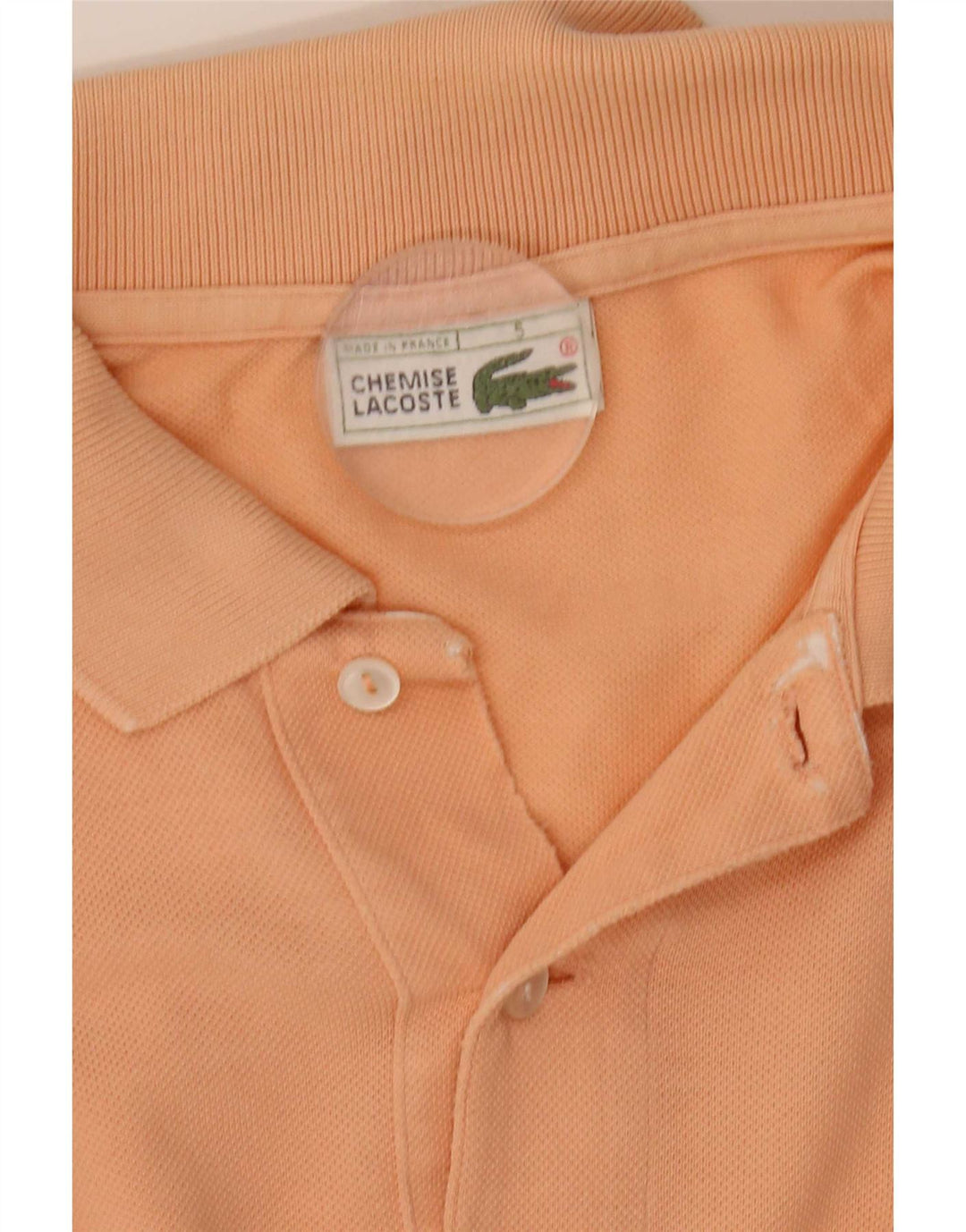Tricou polo Lacoste pentru bărbați mărimea 5 mare portocaliu