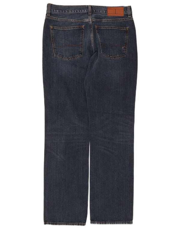 Blugi drepți pentru bărbați Tommy Hilfiger W32 L32 bumbac bleumarin